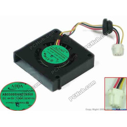 ADDA AB03005HX070300 Cooling Fan 10CWF110, DC5V0.40A, w20x3x3 ADDA AB03005HX070300 Cooling Fan 10CWF110, DC5V0.40A, w20x3x3