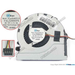Kipo 054837L1S Cooling Fan 5V 0.40A, w20x4x4 Kipo 054837L1S Cooling Fan 5V 0.40A, w20x4x4