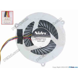 Nidec G55N05NS1MT-57T131 Cooling Fan size: 56x8, w70x4x4, 5V 0.35A, Bare fan