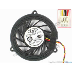 T&T 6010M05F Cooling Fan PFR, w30x3x3, 5V 0.45A, Bare fan T&T 6010M05F Cooling Fan PFR, w30x3x3, 5V 0.45A, Bare fan
