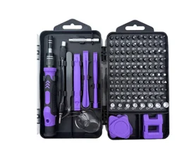 117 Multifunction Precision Screwdriver Mobile Phone Computer — 117 In One-Purple
