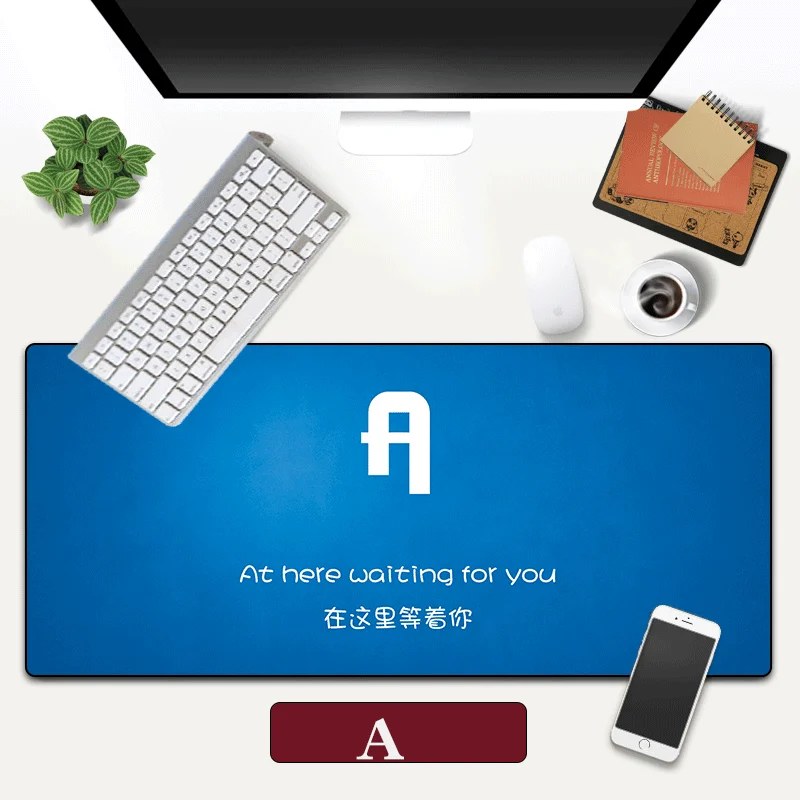 Letter A desk mat, 300 × 600 × 2 mm — A-Seam 300x600x2