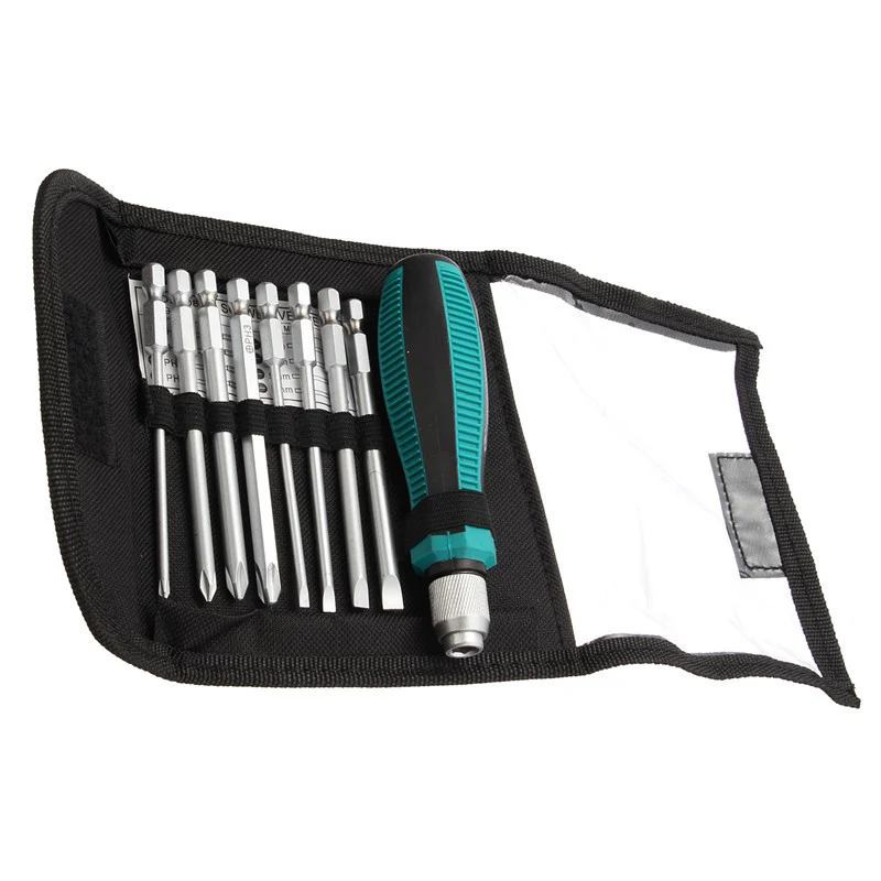 9piece Household Maintenance Precision Screwdriver Multi-function Tool — 9pieces set