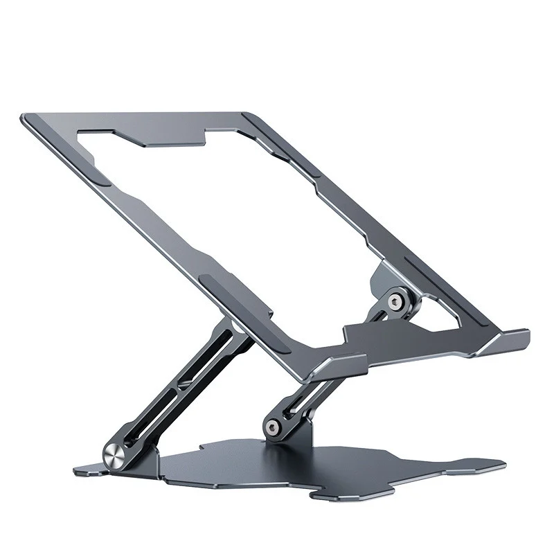 Adjustable aluminum laptop stand — Grey