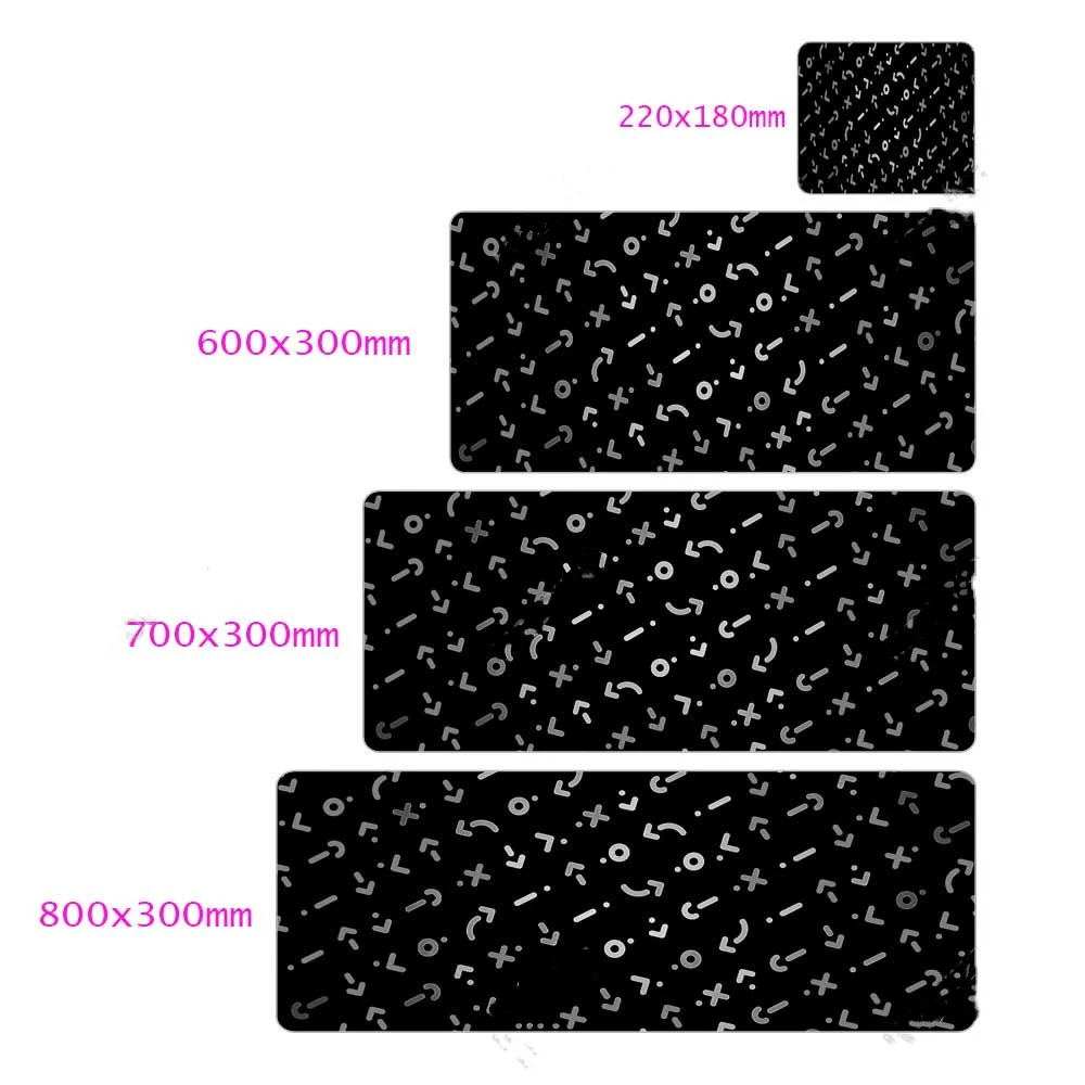 Patterned desk mat, 300 × 700 × 2 mm — Color1-300X700X2mm