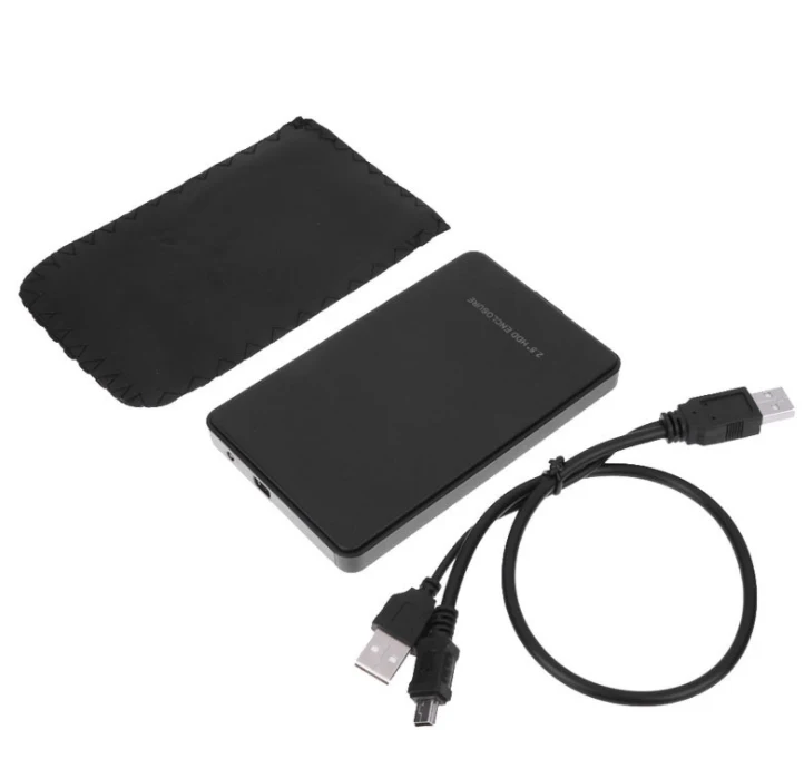 2.5-inch IDE USB 2.0 drive enclosure — supplier product photograph