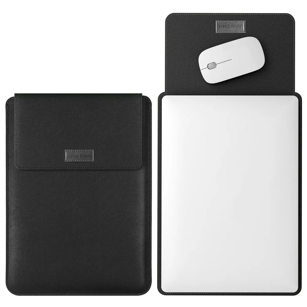 Laptop sleeve — 13 to 14-inch option — Jade Black No Accessory bag-13 Inches 14 Inches