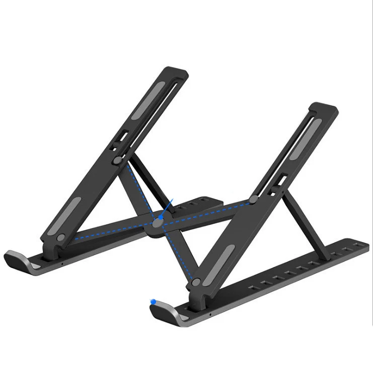 Laptop Stand Aluminum Alloy Computer Stand — A Black-1PC