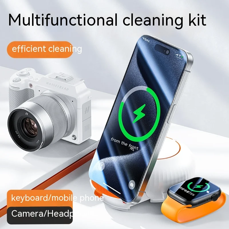 Q6A device cleaning kit — stand option — Support