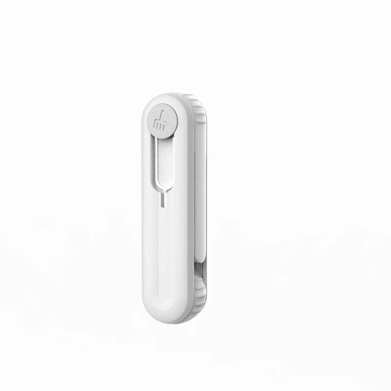 Compact cleaning brush for devices — Gray