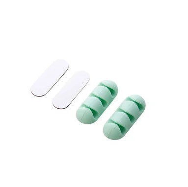 Organizer cable clip — Green-Q2pcs