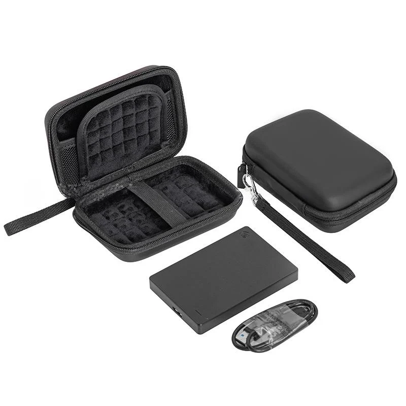 Protective carrying case for a portable hard drive — 04601 Black