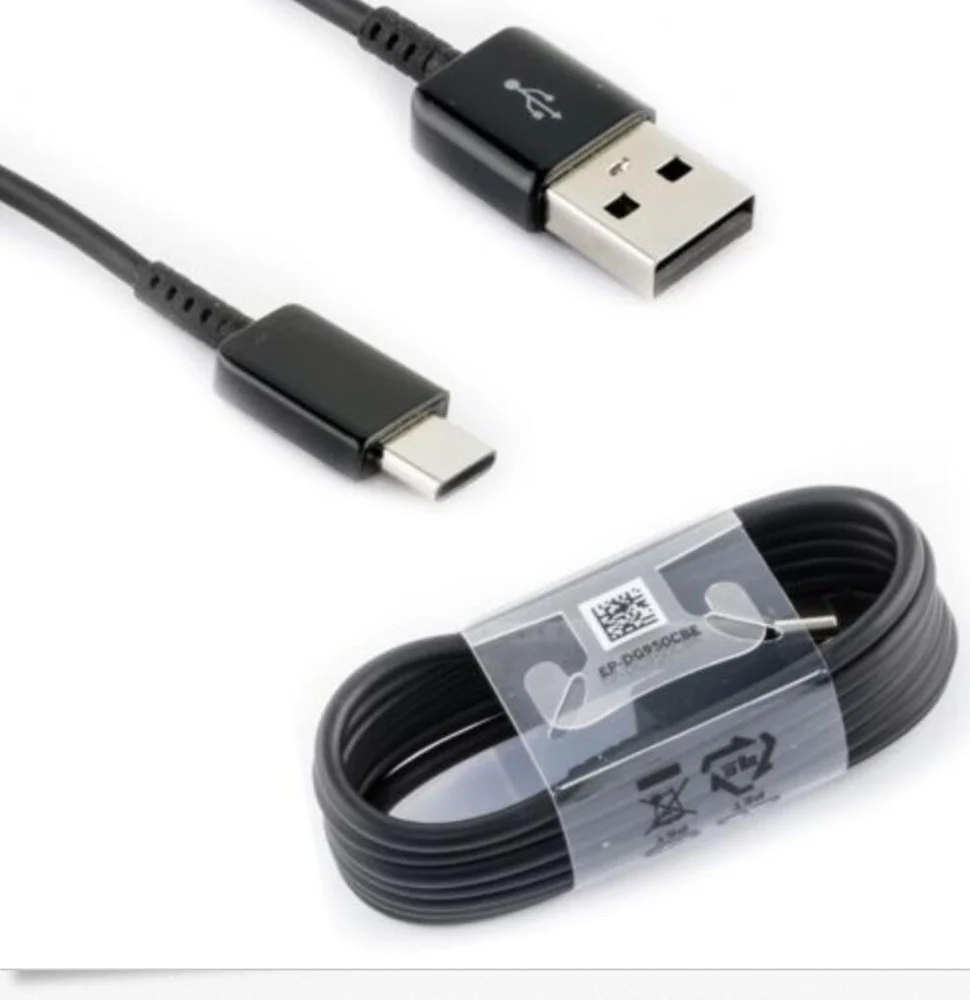 USB Type-C cable, 1 m — Black